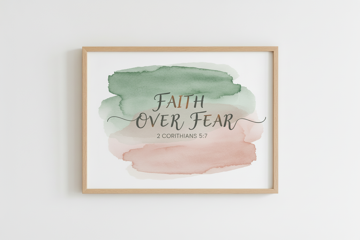 Faith Over Fear - Landscape Crop